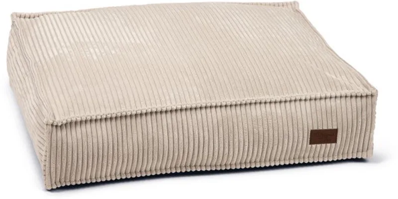 Ribbed - Hondenkussen - 100x70x15 cm by Designed by Lotte in Light grey – product photo