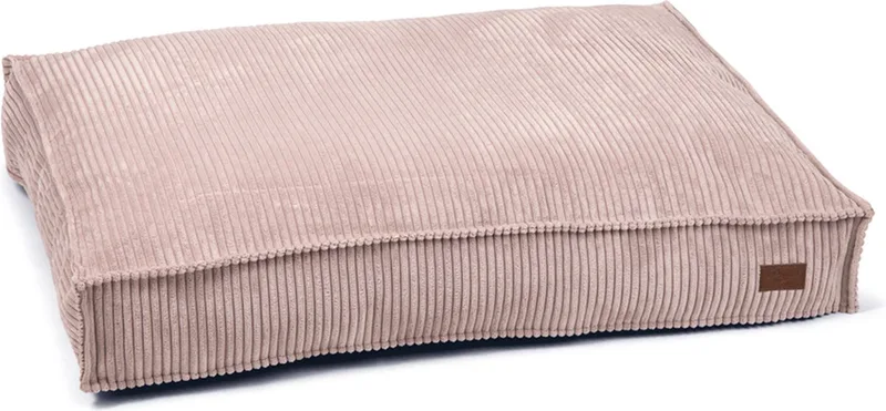 Ribbed - Hondenkussen - 100x70x15 cm von Designed by Lotte in Rosa – Produktfoto