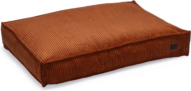 Ribbed - Hondenkussen - 100x70x15 cm von Designed by Lotte in Terracotta – Produktfoto