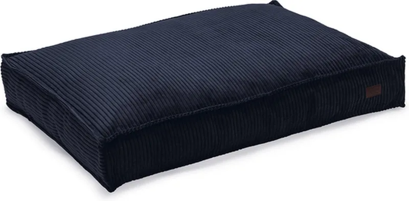 Ribbed - Hondenkussen - 70x55x15 cm van Designed by Lotte in Antraciet – productfoto