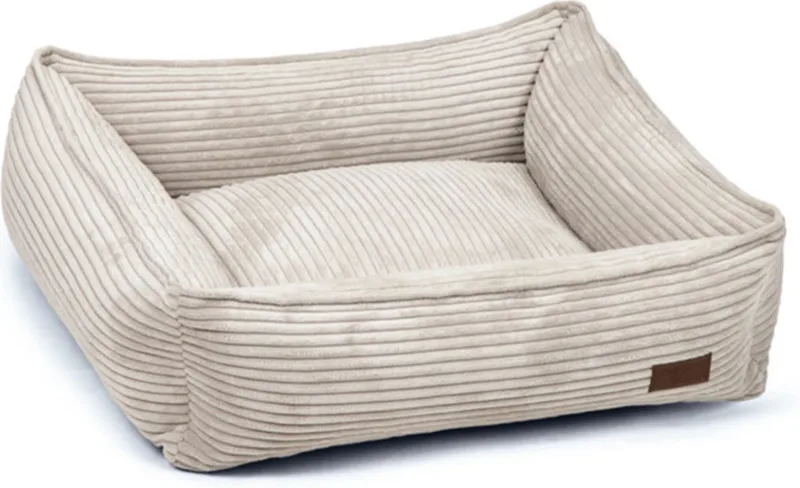 Ribbed - Hondenmand - Lichtgrijs - 65x60x20 cm von Designed by Lotte in Grau – Produktfoto