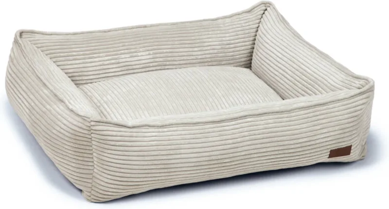 Ribbed - Hondenmand - Lichtgrijs - 80x70x22 cm by Designed by Lotte in Grey – product photo