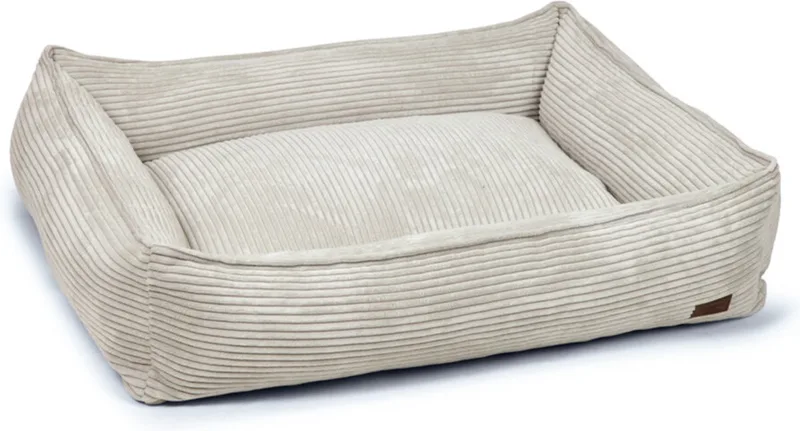 Ribbed - Hondenmand - Lichtgrijs - 95x80x23 cm by Designed by Lotte in Grey – product photo