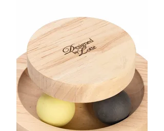 Speeltoren Mia - Kattenspeelgoed - Hout - 26x26x14,5 cm von Designed by Lotte in Braun – Produktfoto 2 von 5