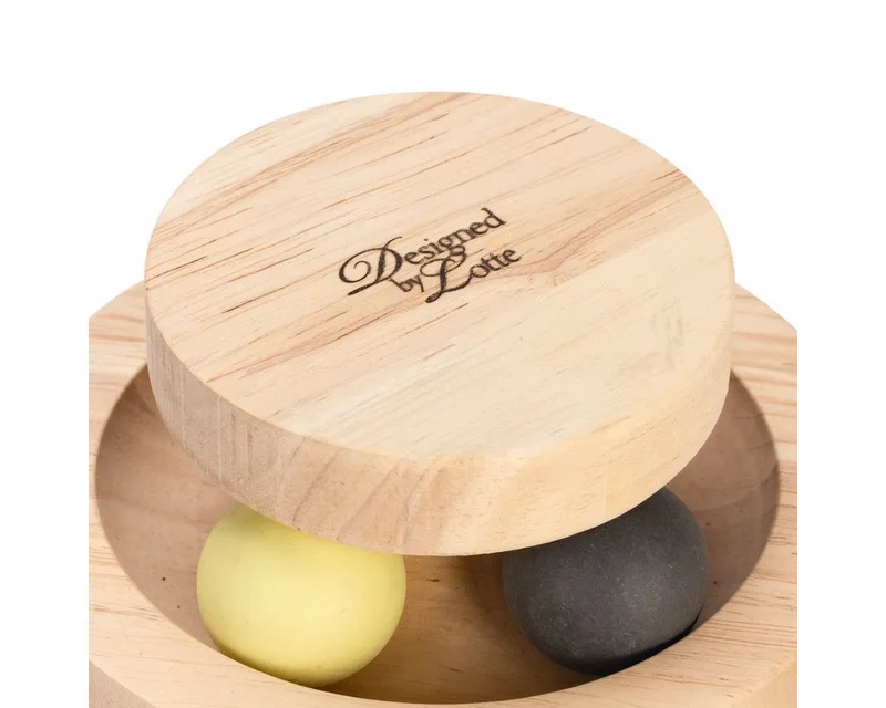 Speeltoren Mia - Kattenspeelgoed - Hout - 26x26x14,5 cm von Designed by Lotte in Braun – Produktfoto 2 von 5
