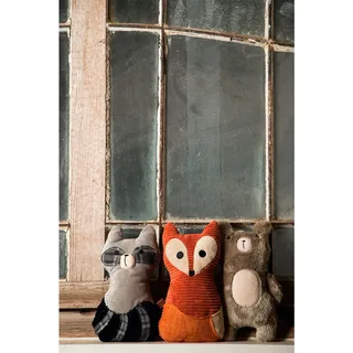 Vido Vos - Honden Knuffel - Hondenspeelgoed - 25,5 cm von Designed by Lotte in Orange – Produktfoto 3 von 3