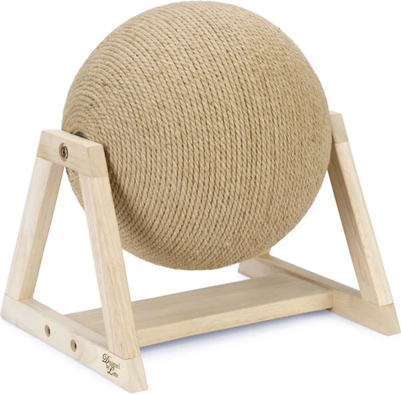 Xem Krabbol - Krabpaal - Op Voet - Hout - 34x30x35,5 cm by Designed by Lotte in Brown – product photo