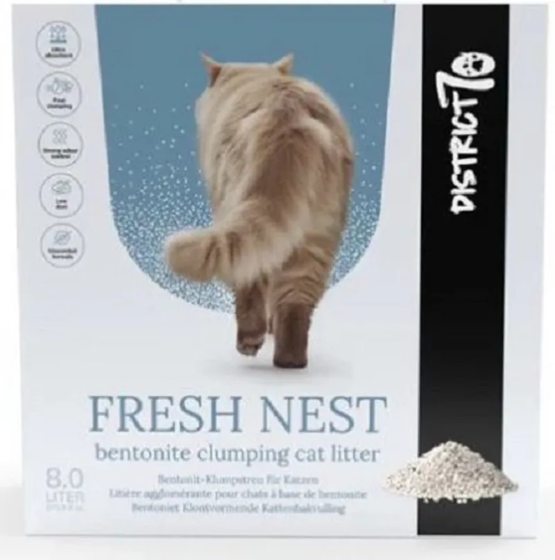 FRESH NEST - Klontvormende Kattenbakvulling 8 ltr. by District 70 – product photo