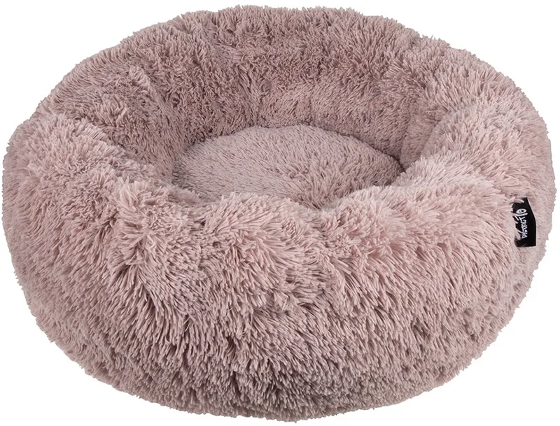 FUZZ Donut Hondenmand - Large Ø 80 cm fra District 70 i Sand – produktbillede