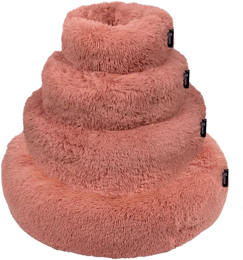 FUZZ - Hondenmand Comfortabel en Zacht Pluche - Maat: Extra Large, Kleur by District 70 in Oud Roze – product photo