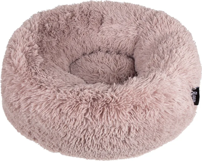 FUZZ - Hondenmand Comfortabel en Zacht Pluche - Medium Ø 60 cm fra District 70 i Zand – produktbillede