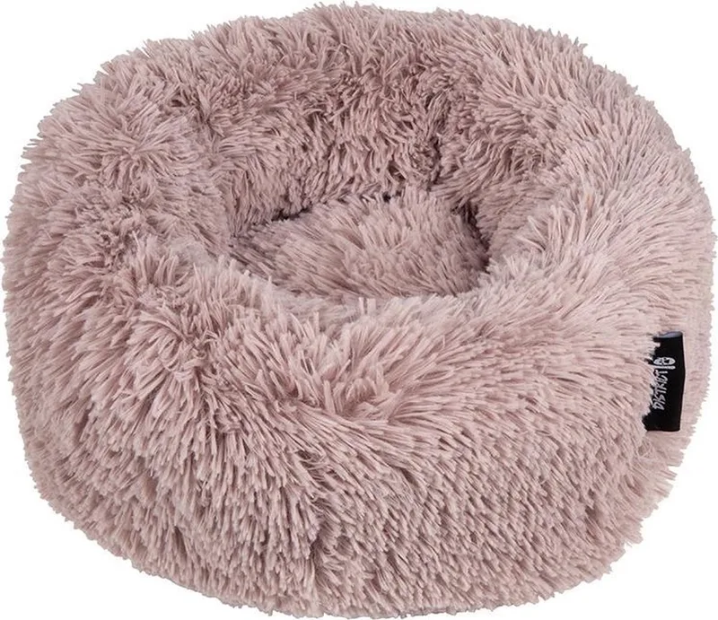 FUZZ - Hondenmand Comfortabel en Zacht Pluche - Small Ø 45 cm de District 70 en Zand – photo produit