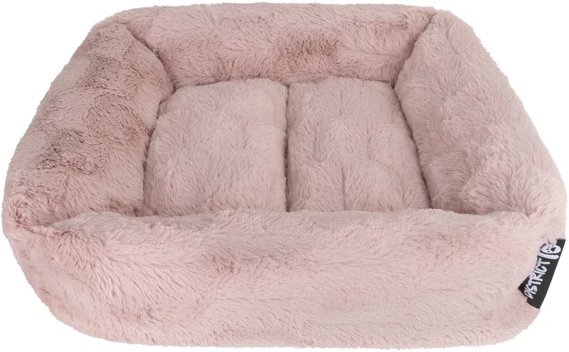 MOSA – Zachte Kattenmand met Blokjesstructuur – 46 x 46 x 12 cm fra District 70 i Lyserød – produktbillede