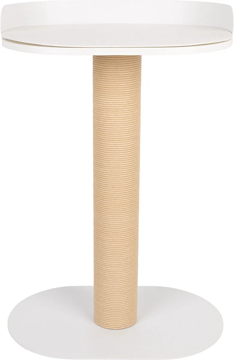 OASIS 80 - Design krabpaal - 80 cm hoog - White de District 70 en Blanc – photo produit