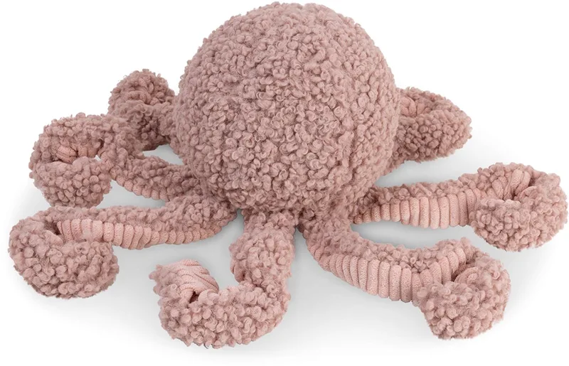 SQUID – Zacht Hondenspeelgoed met Pieper in Octopusvorm - 13 x 20 cm fra District 70 i Lyserød – produktbillede