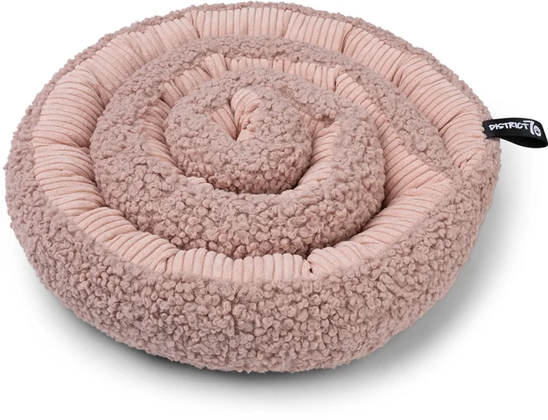 SWIRL – Snuffelmat voor Honden | Stimuleert Speurgedrag & Mentale Activiteit - ø 34 cm de District 70 en Rose – photo produit