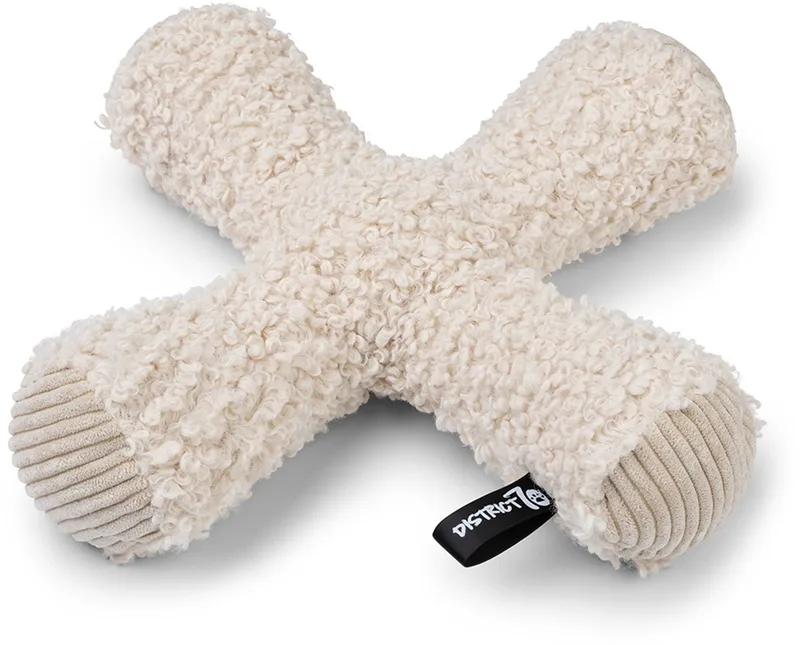 ZIGGY – Zacht Hondenspeelgoed met Pieper en Knispergeluid – Merengue - Ø30 cm by District 70 in Beige – product photo