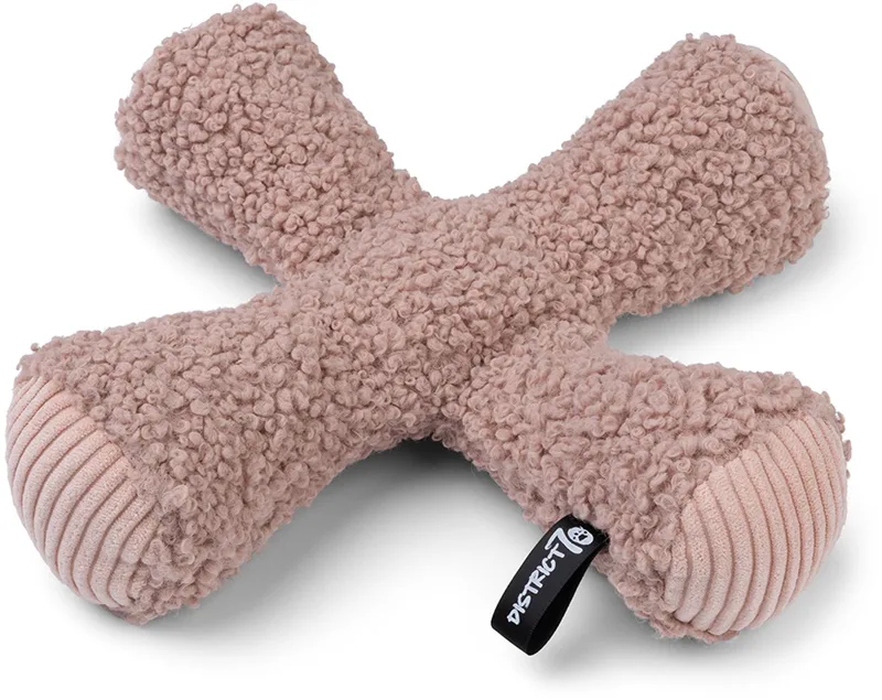 ZIGGY – Zacht Hondenspeelgoed met Pieper en Knispergeluid – Ø30 cm by District 70 in Pink – product photo