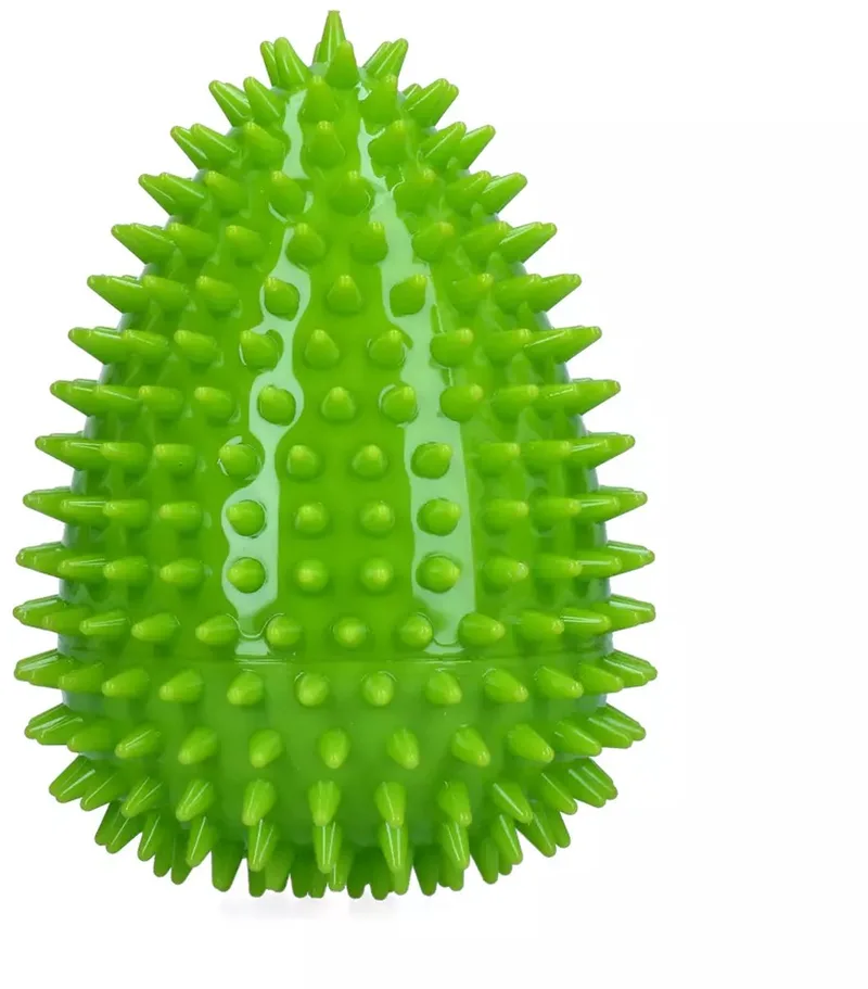 Cosmic Egg - L - Hondenspeelgoed - Drijvend Ei met Pieper - Onvoorspelbare Stuiter - Groen by Dog Comets in Groen L – product photo