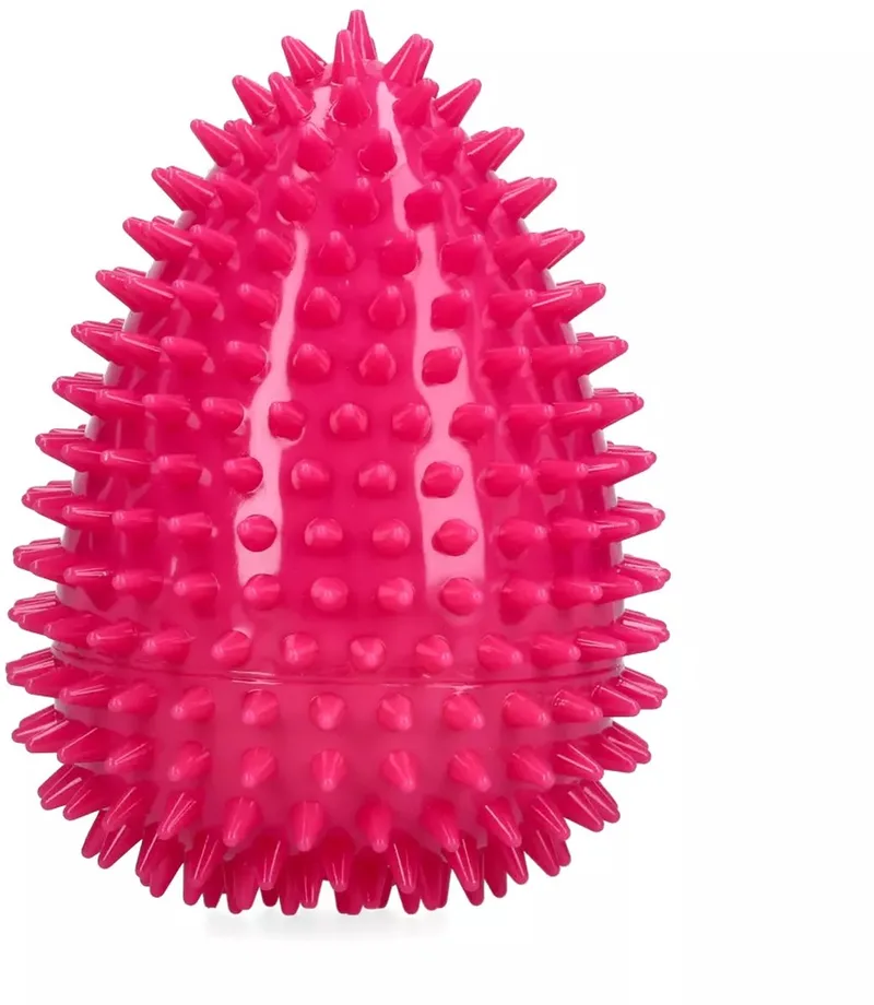 Cosmic Egg - L - Hondenspeelgoed - Drijvend Ei met Pieper - Onvoorspelbare Stuiter - Roze by Dog Comets in Roze L – product photo