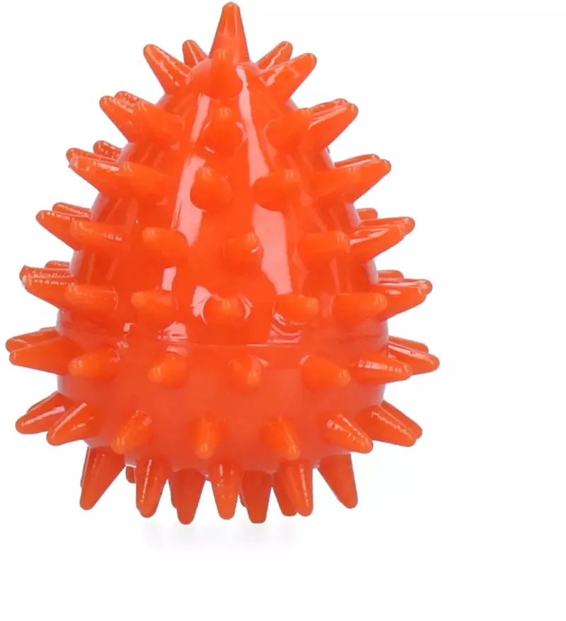 Cosmic Egg - S - Hondenspeelgoed - Drijvend Ei met Pieper - Onvoorspelbare Stuiter - Oranje by Dog Comets in Oranje S – product photo