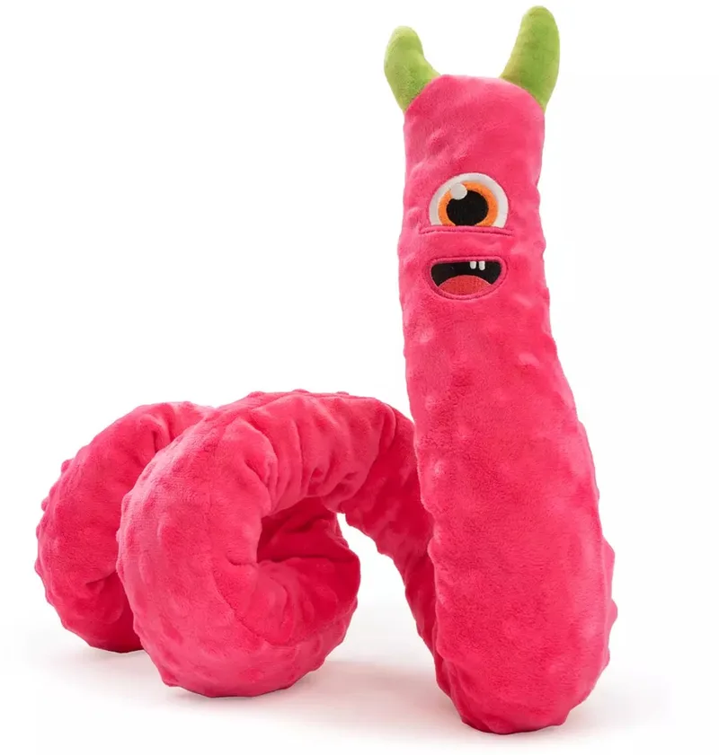 Invaders XXL - Lange Hondenknuffel 150 cm - hondenknuffel groot - knuffel met pieper de Dog Comets en Rose – photo produit