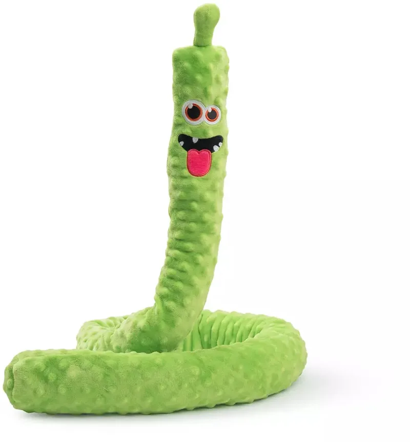 Invaders XXL - Lange Hondenknuffel 150 cm - hondenknuffel groot - knuffel met pieper von Dog Comets in Grün – Produktfoto