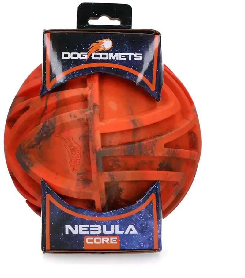 Nebula Core - Hondenspeelgoed Bal - Stuiterbal - stuiterbal hond - apporteerspeelgoed de Dog Comets en Orange – photo produit