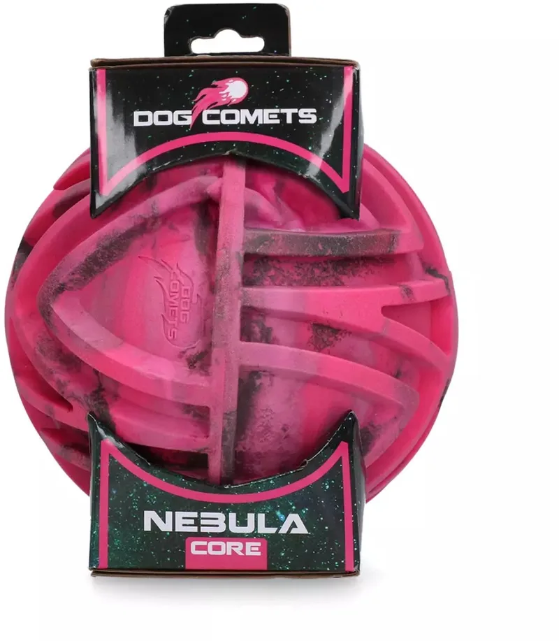 Nebula Core - Hondenspeelgoed Bal - Stuiterbal - stuiterbal hond - apporteerspeelgoed de Dog Comets en Rose – photo produit