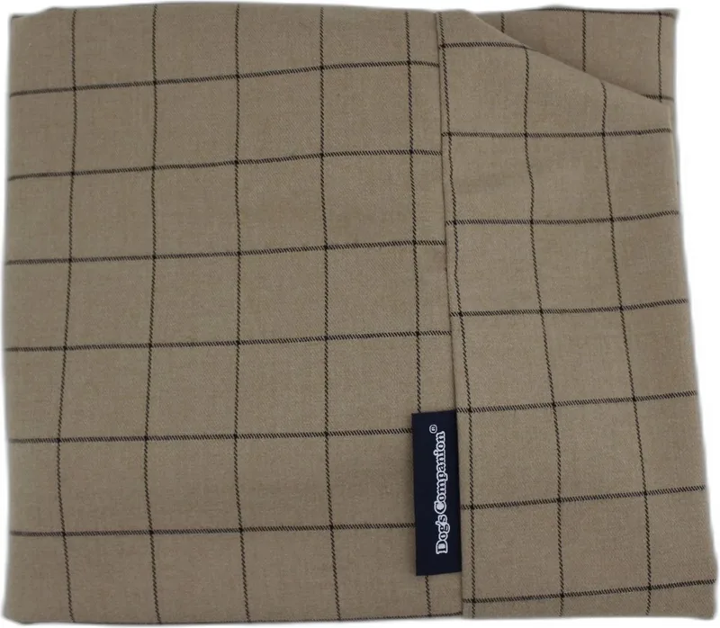 Hoes Hondenkussen / Hondenbed - L - 115 x 85 cm von Dog's Companion in Manhattan Camel – Produktfoto