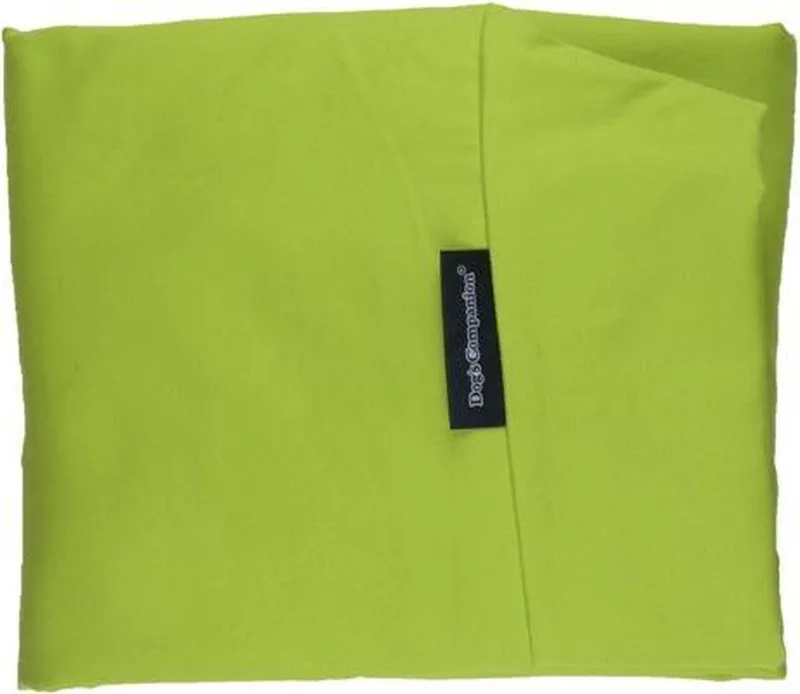 Hoes Hondenkussen / Hondenbed - M - 90 x 70 cm - Lime Canvas/Katoen de Dog's Companion en Lime Lichtgroen Canvas, Katoen – photo produit