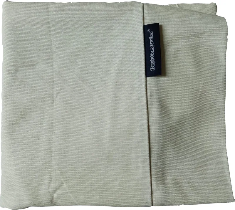 Hoes Hondenkussen / Hondenbed - M - 90 x 70 cm by Dog's Companion in White Sand Canvas, Katoen – product photo