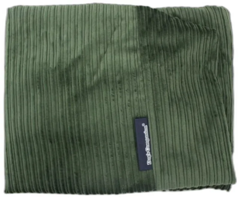 hoes Hondenkussen / Hondenbed - S - 70 x 50 cm - Hunting Double Ribcord by Dog's Companion in Hunting Groen Double Ribcord – product photo