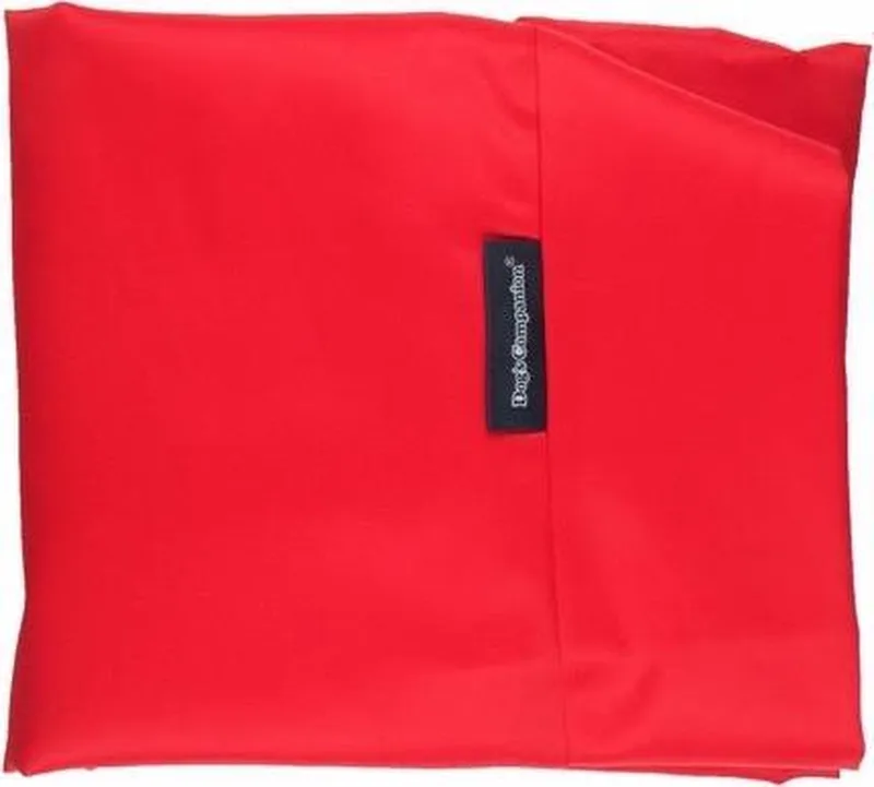 Hoes Hondenkussen / Hondenbed - S - 70 x 50 cm - Rood Water- en Vuilafstotende Coating - Waterafstotend by Dog's Companion in Rood Coating – product photo