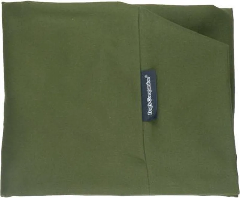 Hoes Hondenkussen / Hondenbed - XL - 140 x 95 cm - Hunting Canvas/Katoen by Dog's Companion in Hunting Groen Canvas, Katoen – product photo