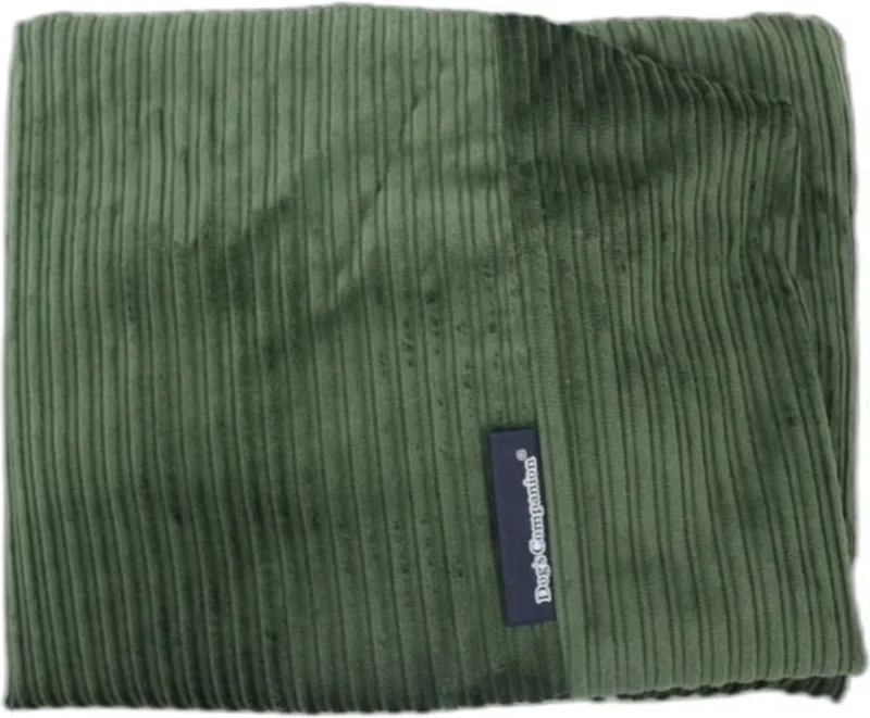 hoes Hondenkussen / Hondenbed - XL - 140 x 95 cm - Hunting Double Ribcord von Dog's Companion in Hunting Groen Double Ribcord – Produktfoto