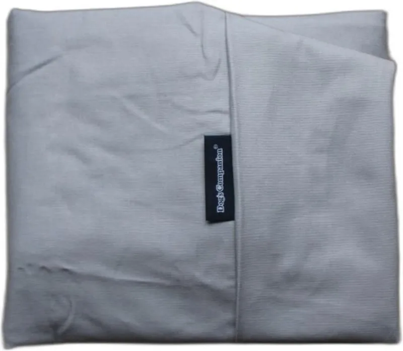 Hoes Hondenkussen / Hondenbed - XL - 140 x 95 cm de Dog's Companion en Lichtgrijs Canvas, Katoen – photo produit