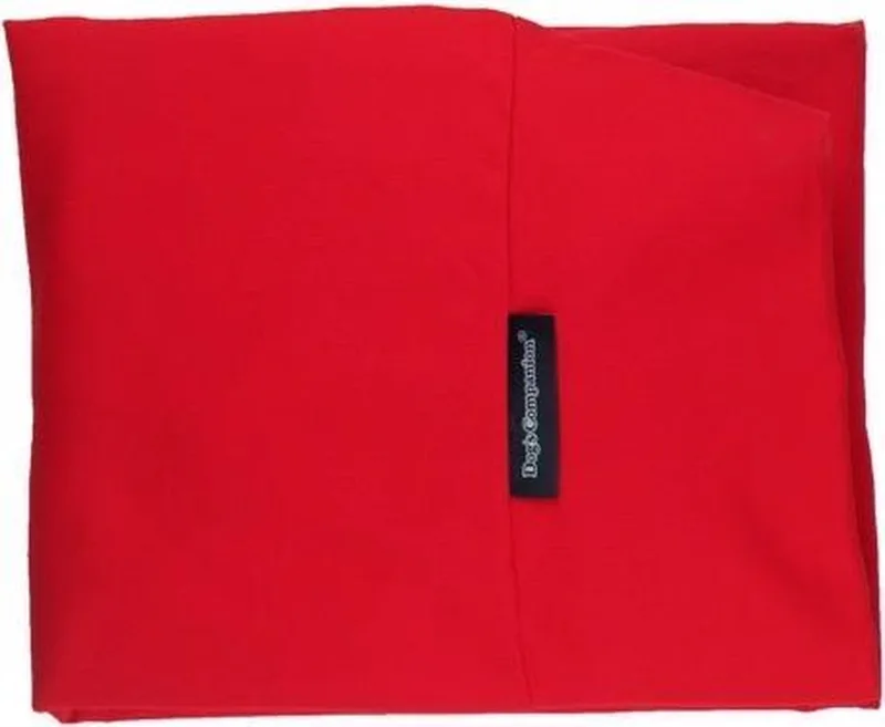 Hoes Hondenkussen / Hondenbed - XL - 140 x 95 cm by Dog's Companion in Rood Canvas, Katoen – product photo