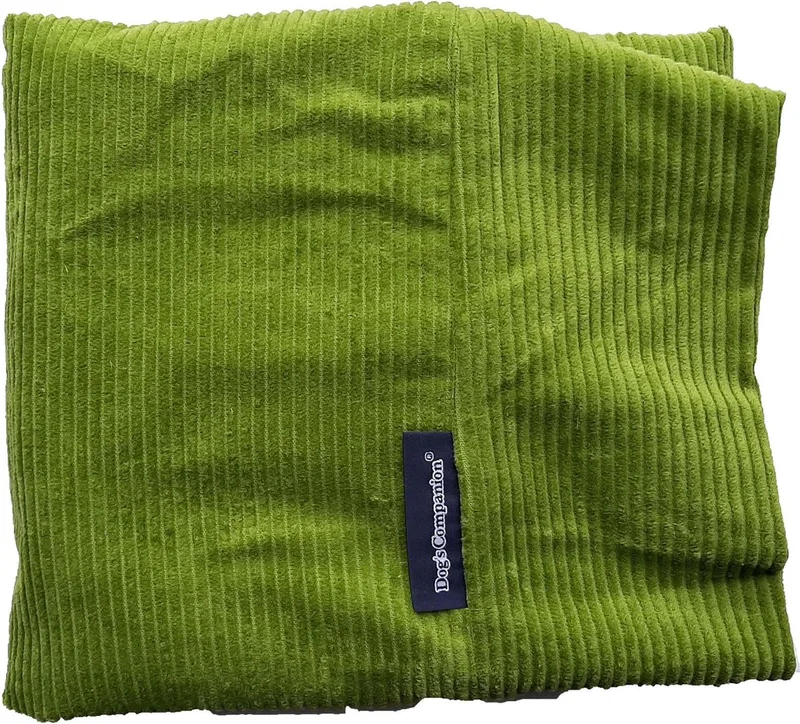Hoes Hondenkussen / Hondenbed - XS - 55 x 45 cm by Dog's Companion in Appelgroen Ribcord – product photo