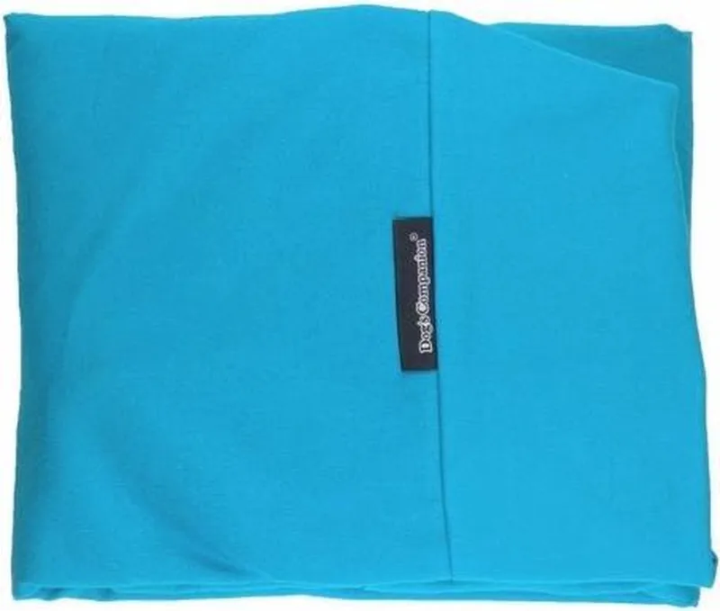 Hoes Hondenkussen / Hondenbed - XS - 55 x 45 cm von Dog's Companion in Aqua Blauw Canvas, Katoen – Produktfoto