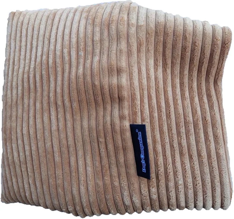 Hoes Hondenkussen / Hondenbed - XS - 55 x 45 cm by Dog's Companion in Camel Giant Ribcord – product photo