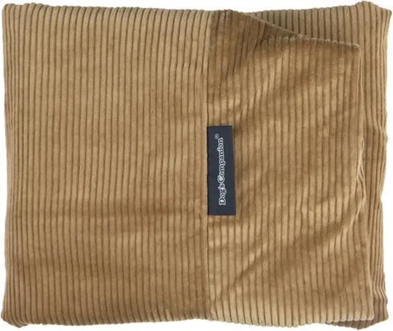 Hoes Hondenkussen / Hondenbed - XS - 55 x 45 cm by Dog's Companion in Camel Ribcord – product photo