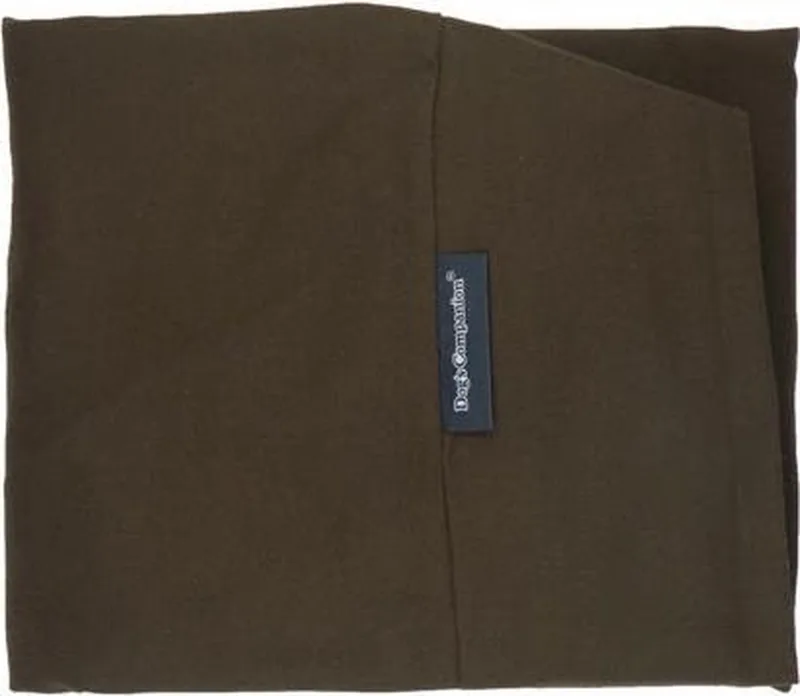 Hoes Hondenkussen / Hondenbed - XS - 55 x 45 cm by Dog's Companion in Chocolade Bruin Canvas, Katoen – product photo
