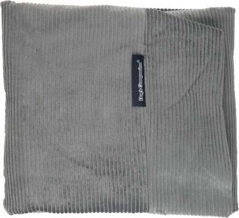 Hoes Hondenkussen / Hondenbed - XS - 55 x 45 cm by Dog's Companion in Muisgrijs Ribcord – product photo