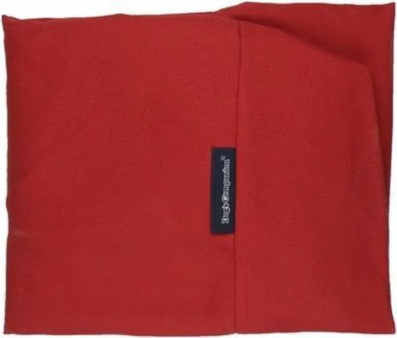 Hoes Hondenkussen / Hondenbed - XS - 55 x 45 cm de Dog's Companion en Steenrood Canvas, Katoen – photo produit