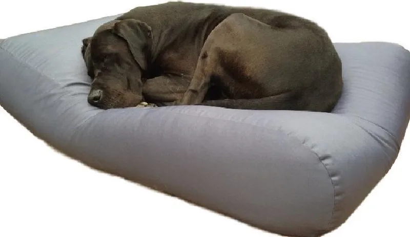 Hondenkussen / Hondenbed staalgrijs vuilafstotende coating small - S - 70x50cm by Dog's Companion in Grey – product photo