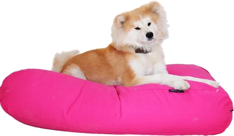 Hondenkussen / Hondenbed - XS - 55 x 45 cm de Dog's Companion en Roze Canvas, Katoen – photo produit