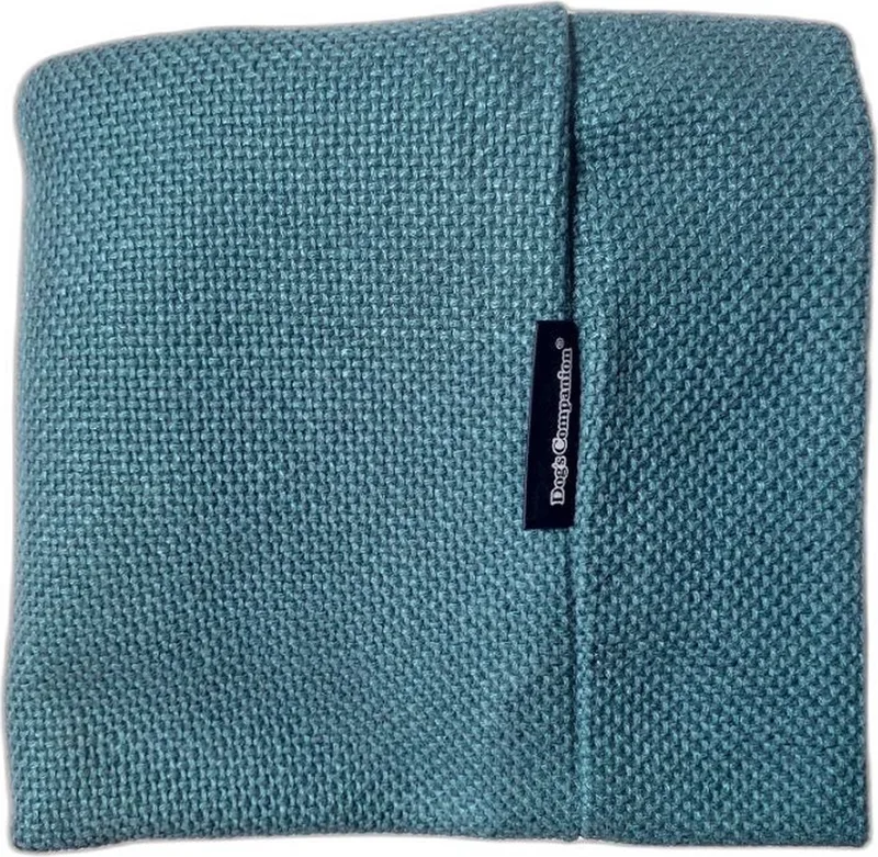 Losse hoes Hondenkussen / Hondenbed - S - 70 x 50 cm - Copenhagen Petrol van Dog's Companion in Copenhagen Petrol Blauw – productfoto