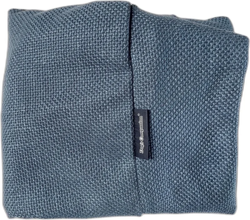 Losse hoes Hondenkussen / Hondenbed - XS - 55 x 45 cm - Copenhagen Mid Blue von Dog's Companion in Copenhagen Mid Blue Blauw – Produktfoto