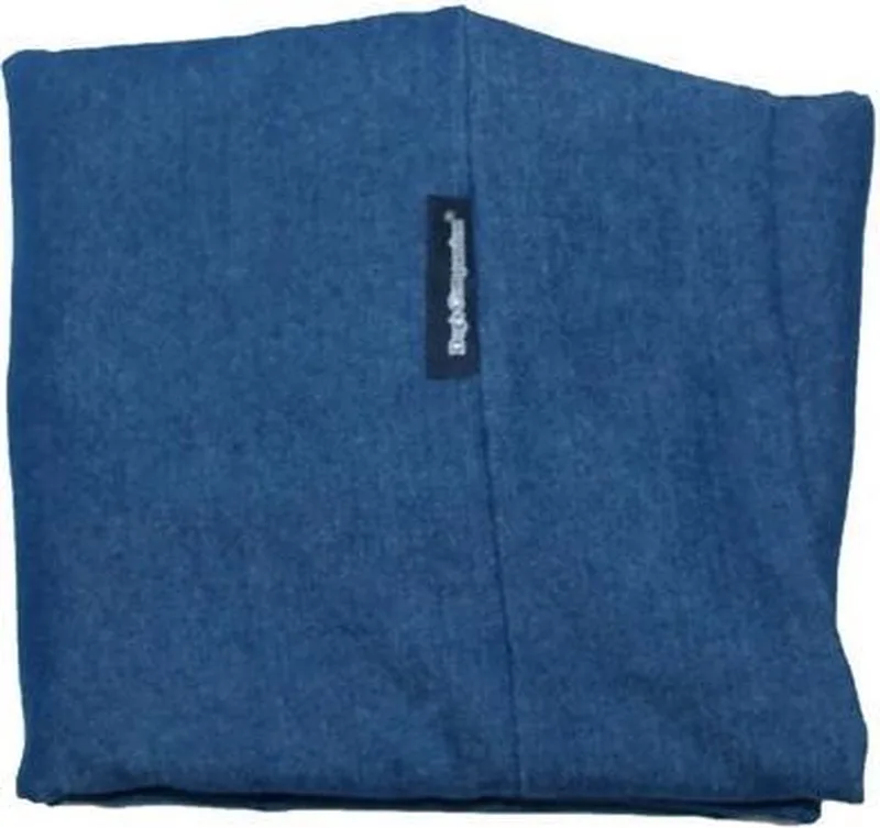 Losse hoes Hondenkussen / Hondenbed - XS - 55 x 45 cm - Katoen von Dog's Companion in Jeans Blauw – Produktfoto